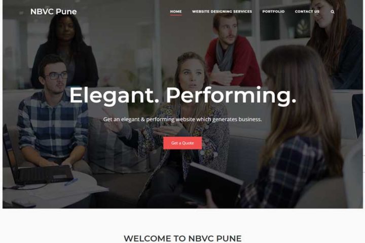 Dynamic Wordpress Website Designing for N. B. Vaidya Consulting- Kothrud, Pune
