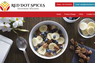 Static Website Designing for Red Dot Spices- Sinhagad Road, Pune