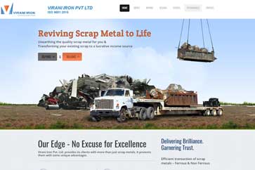 Website Designing & Maintenance for Virani Iron - Wagholi, Pune
