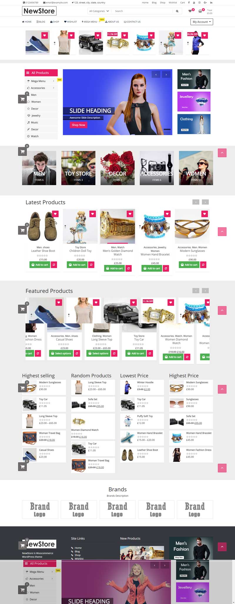E-commerce website designing - Woocommerce & wordpress 
